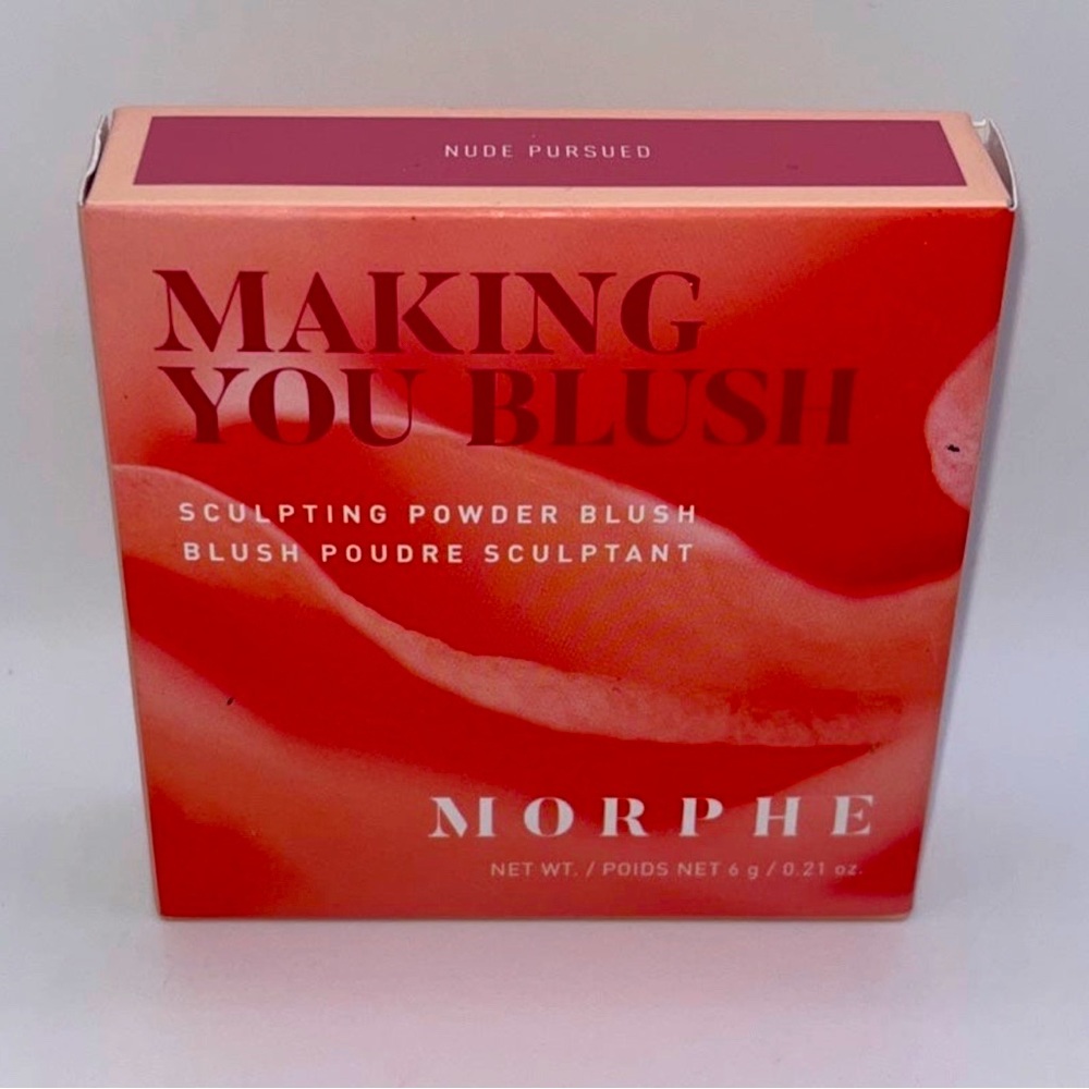 Morphe ‘Making You Blush’ Sculpting Powder Blush in shade: NUDE PERSUED